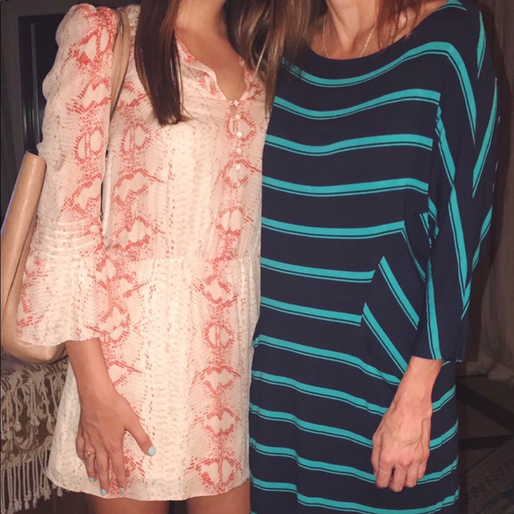 Snakeprint dress by Parker , size Small